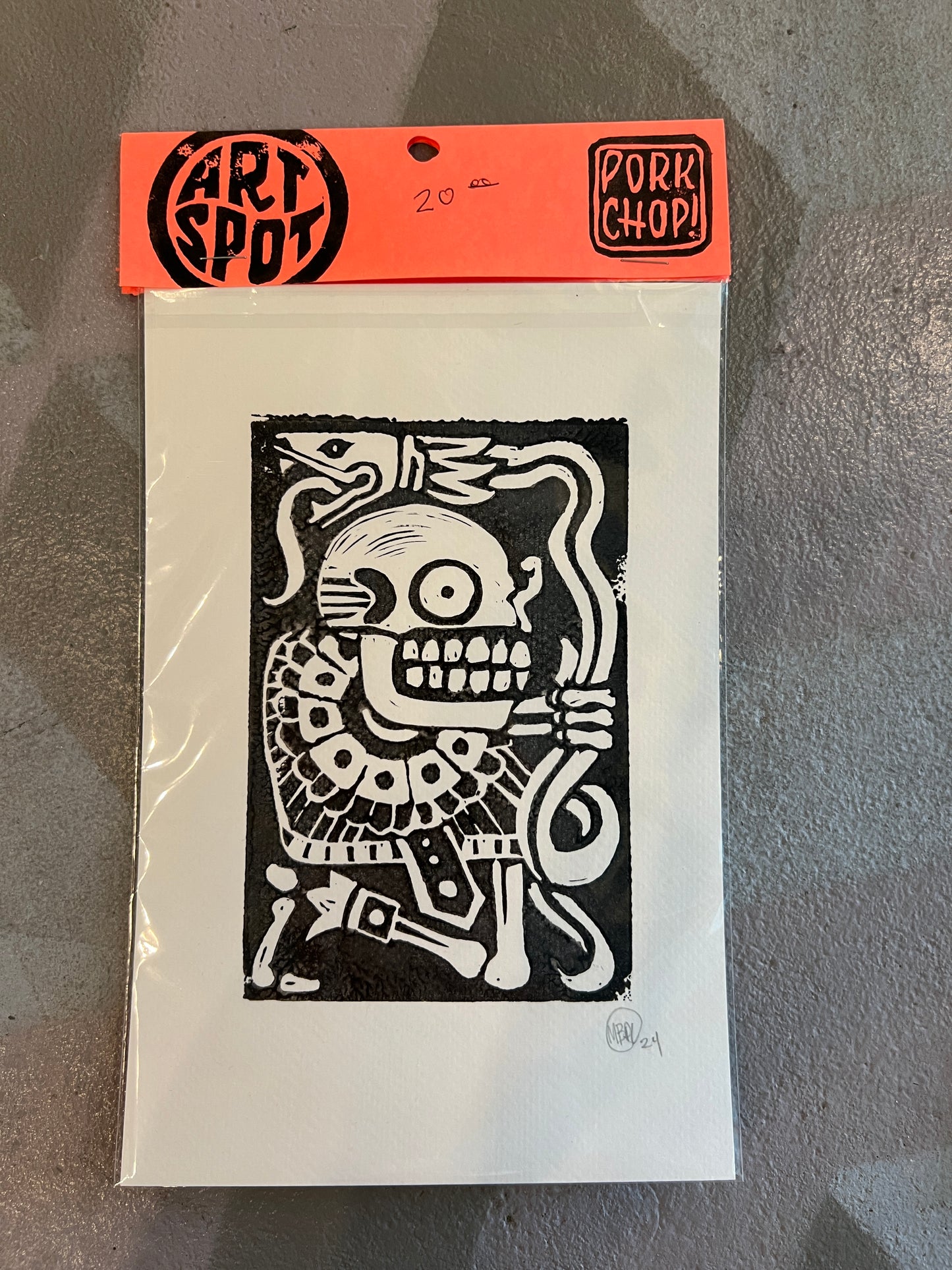 Mayan Man Print