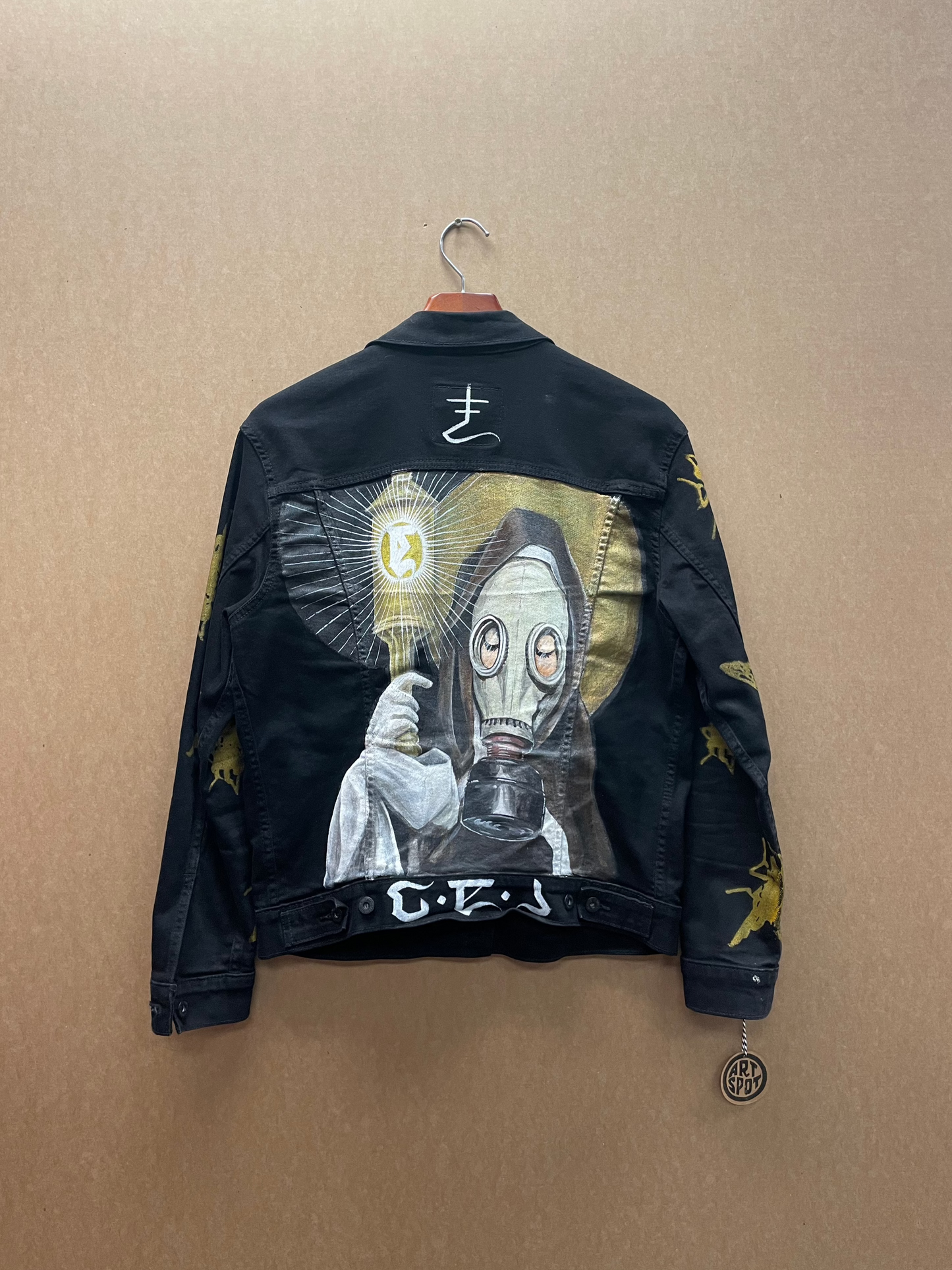 Diptera Oracle Painted Denim Jacket
