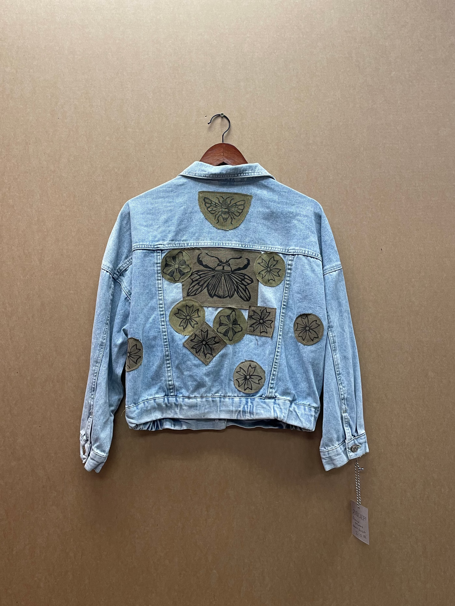 Flower Patches Jeans Jacket