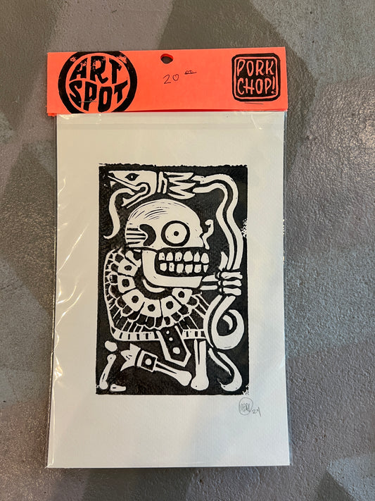 Mayan Man Print