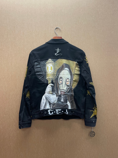 Diptera Oracle Painted Denim Jacket