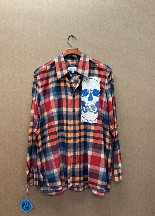 Split Skull Button Up