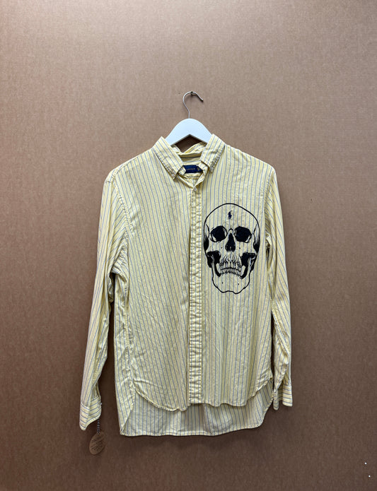 Skull Print Button Up